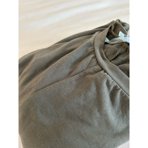 NWT She and Sky Olive Green Knot Front T-Shirt Dress Size Small - Picture 5 of 5